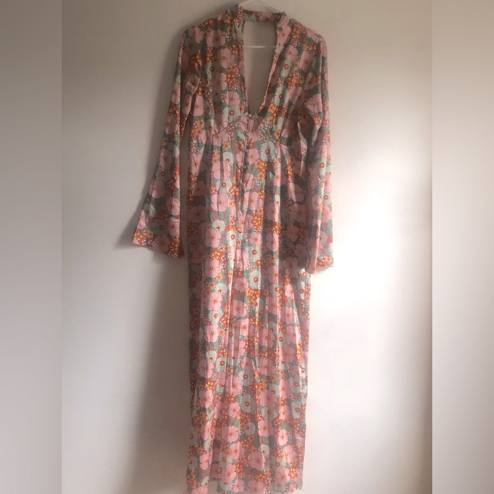 ASOS Floral Wide Leg Jumpsuit